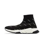 Кроссовки Balenciaga Wmns Speed Trainer 'Черный белый' 3