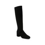 suede-finish knee-high boots 2