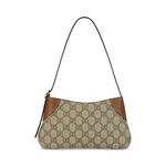 Сумки через плечо Gucci GG Emblem Small Shoulder Bag 'Ebony/Sundial' 1