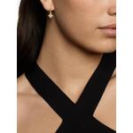 Серьги-подвески Petite Modern Renaissance Pyramid из желтого золота с бриллиантами (18.8 мм) 2