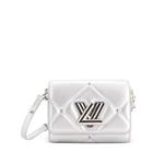 Стеганая сумка через плечо Twist Handbag PM с заклепками 1