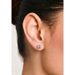 ПОДАРОК–Серьги Roselle Lumin Pink из белого золота 3