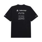 Футболка Balenciaga Playstation Boxy Tee «Черный/Белый» 2