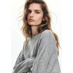 Вязаный свитер с круглым вырезом 6