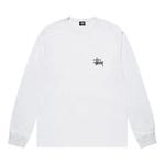 Футболки Stussy Basic Long-Sleeve Tee 'White' 1