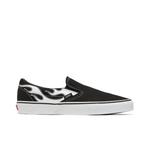 Слипоны Vans Classic Slip-On «Пламя — черно-белый» 1