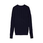 Свитер Palm Angels Pirate Bear Cableknit Jumper 'Navy Blue/White' 2