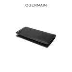 RFID Длинный кошелек из натуральной кожи черный 4