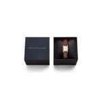 Bound Mini Light Brown Lizard White Gold - Женские часы из нержавеющей стали с кожаным ремешком DW Официальный аутентичный оригинал 6