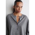 КАРДИГАН ИЗ МЕРИНОСОВОЙ ШЕРСТИ С КРУГЛЫМ ВЫРЕЗОМ 5