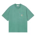 Верхняя одежда Carhartt WIP Chalk Wash Hudson Pocket Tee 'Saguro' 1