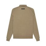 Поло Fear of God Essentials Knit Long-Sleeve Polo 'Oak' 2