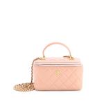 Маленькая сумка через плечо Classic Top Handle Vanity Case с цепочкой 1
