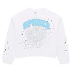 Свитера Sp5der Varsity Web Crewneck 'White' 1