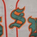 Топы Supreme Old English Baseball Jersey 'Grey' 3
