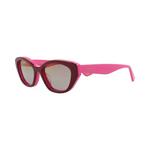 Солнцезащитные очки Gucci Cat Eye 'Burgundy/Fuchsia/Red' 3