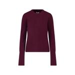 ribbed-trim cashmere sweater 1