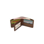 Подарочный набор - Кошелек из натуральной кожи с RFID-защитой + Автоматический ремень 40 мм - Черный / Коричневый 3