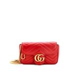 Сумка через плечо GG Marmont Flap Bag Matelasse Leather Super Mini 1