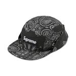 Кепки Supreme Reflective Bandana Sunshield Camp Cap 'Черный' 1