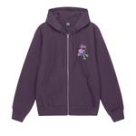 Молнии Stussy Dollie Zip Hoodie 'Виноград' 1