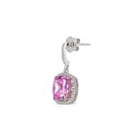 Серьги Begonia Comet из белого золота 2