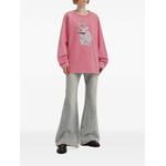 cat-print long-sleeve T-shirt 2