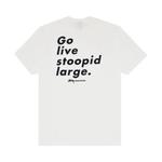 Футболка Stussy Go Live Stoopid Large Tee «White» 2