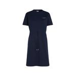 drawstring-waist logo-print mini dress 1
