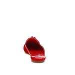 Tassel Detail Velvet Mules в красном цвете 5