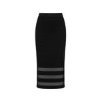 Cairie ribbed-knit pencil midi skirt 1