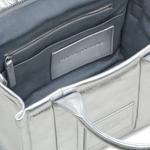 Сумки-тоут Marc Jacobs Metallic Leather Small Tote Bag 'Silver' 3