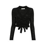 sequin-embellished wrap cardigan 1