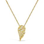 Подвеска Tiara из желтого золота с бриллиантами 2