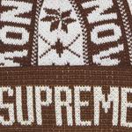 Бини Supreme Snow Beanie 'Brown' 3