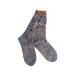 floral-intarsia knitted socks 1