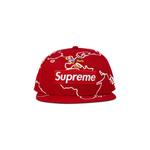 Бейсболки Supreme Worldwide Box Logo New Era 'Red' 1
