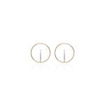 Saturn hoop earrings 1
