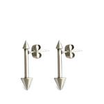 Arrow brass earrings 1