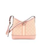 Маленькая сумка на плечо Ophidia Open Bucket Bag из канваса с узором GG 1