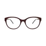 Очки Gucci Cat Eye-Frame Acetate Optical Frames 'Burgundy/Gold/Transparent' 1