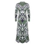 Кружевное платье Lace Nature с длинными рукавами 2