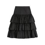 Атласная юбка с оборками 1