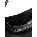 monogram-embossed hobo shoulder bag 3