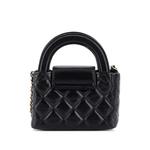 Стеганая сумка через плечо Kelly Top Handle Shopping Bag Quilted Shiny Aged Calfskin Nano 2