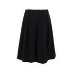 pleated bubble-hem midi skirt 2