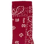 Носки и колготки Rhude Logo Bandana Sock 'Red' 3