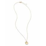 Колье J Initial Charm из желтого золота с бриллиантами 2
