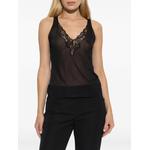 knit vest top with lace 3