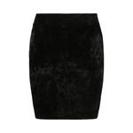 Юбки Balenciaga Velvet Mini Skirt 'Black' 1